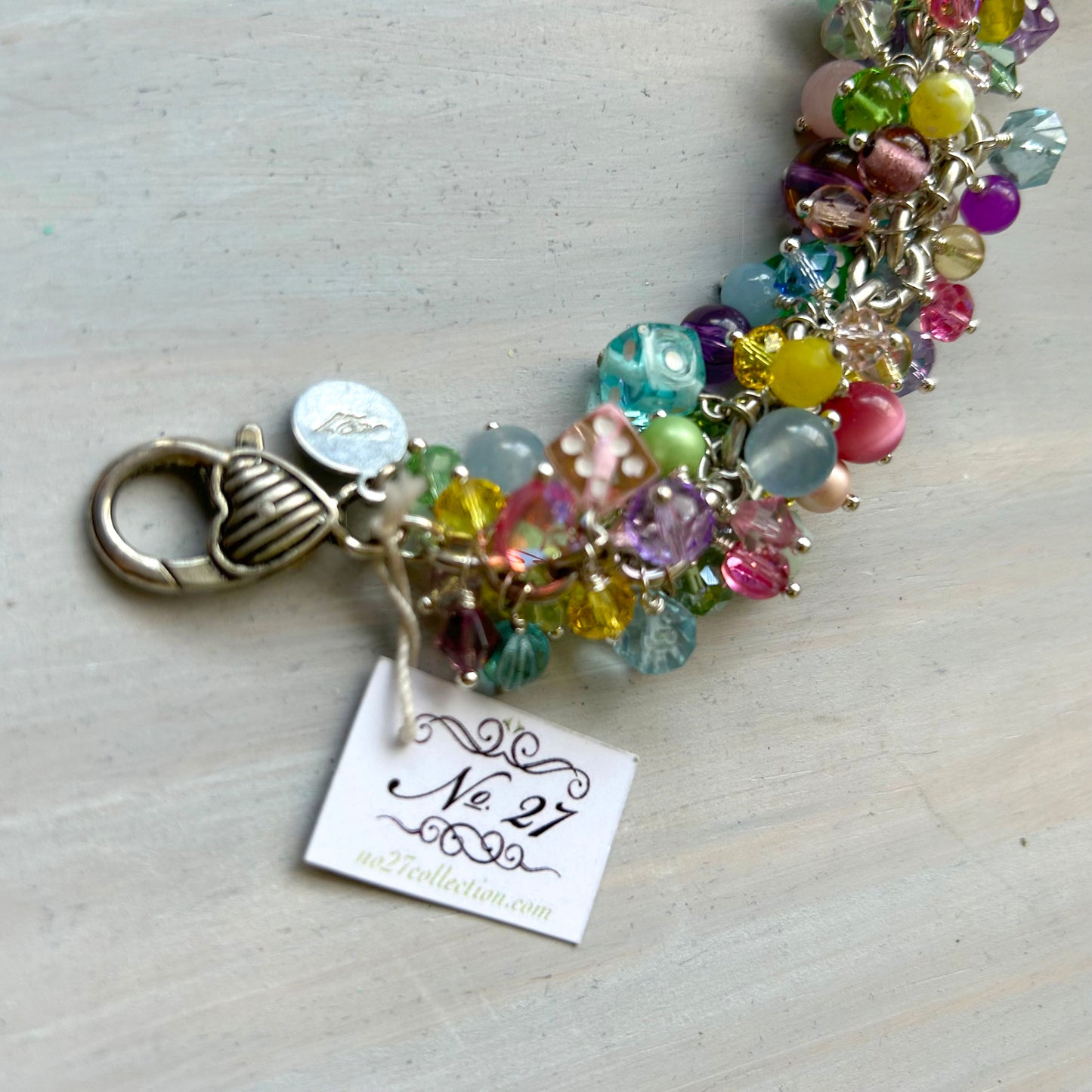 Multi Colored Dice Bracelet