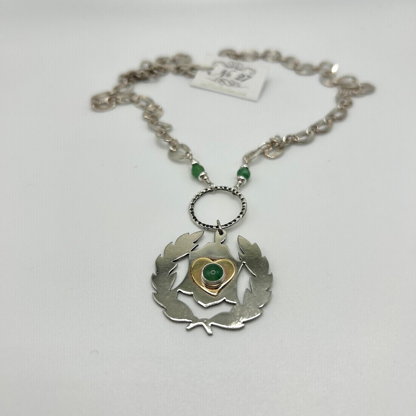 1925 Sterling Medal Necklace