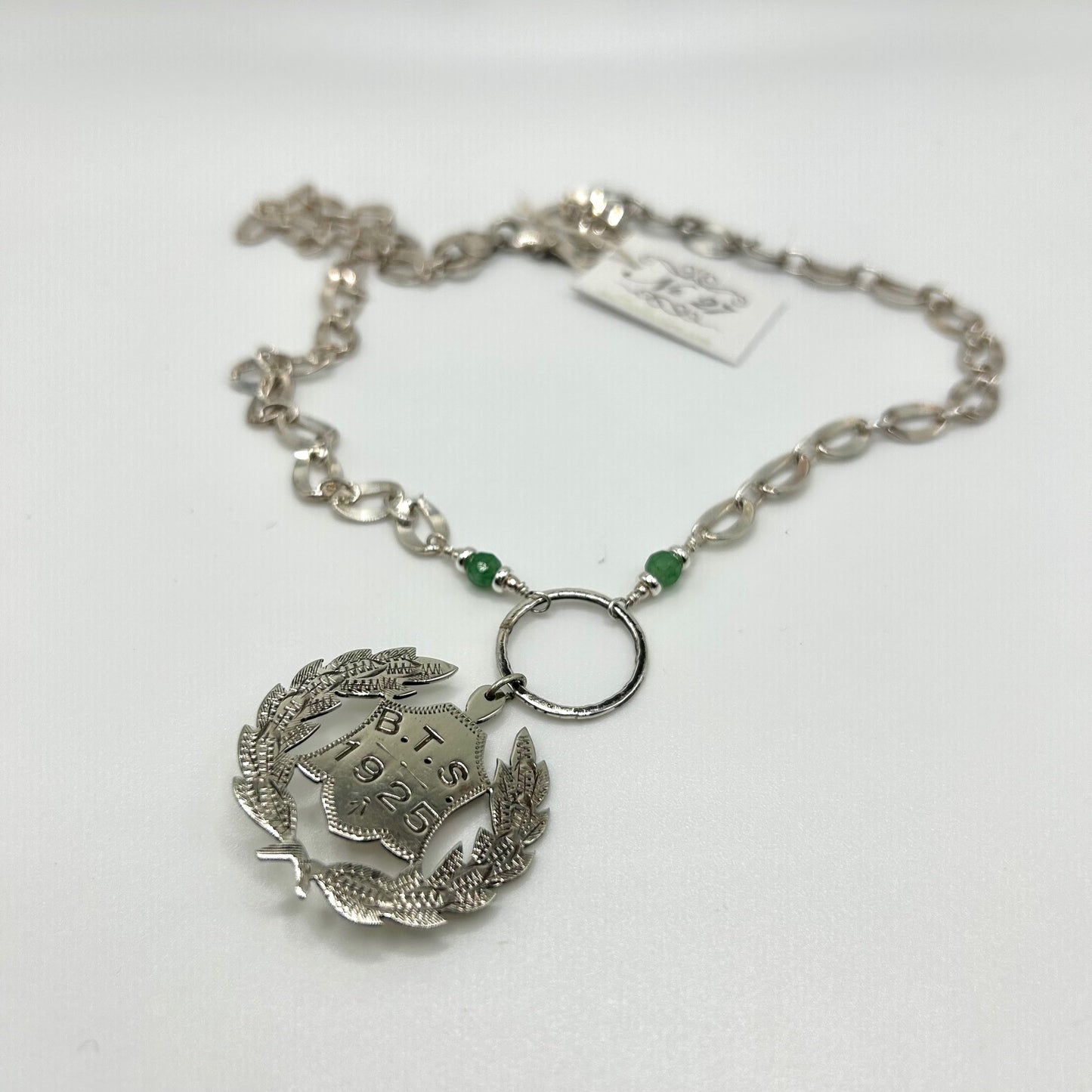 1925 Sterling Medal Necklace