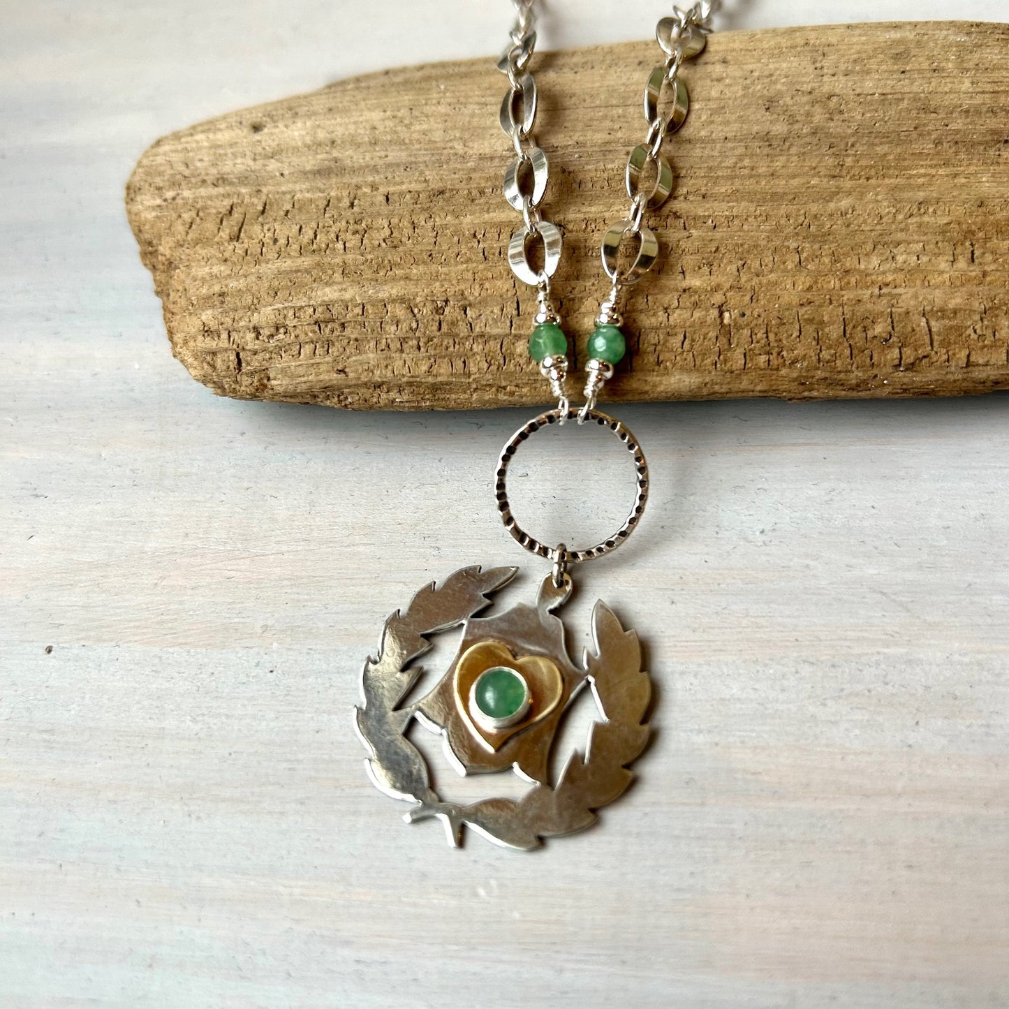 1925 Sterling Medal Necklace