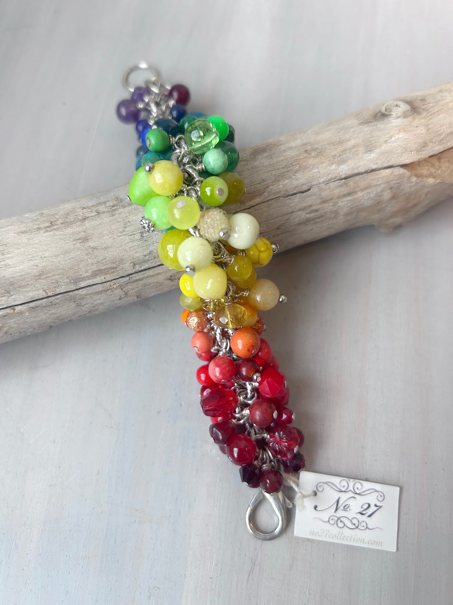 Rainbow Beaded Bracelet