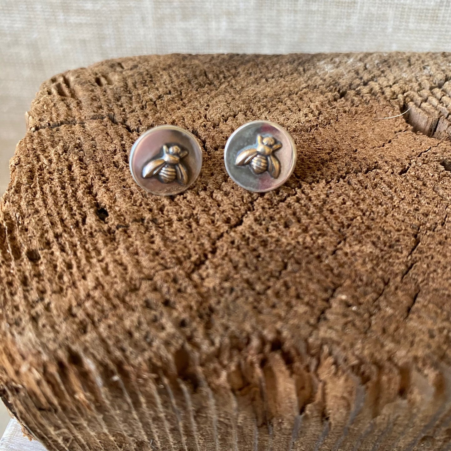 Bee Post Earrings