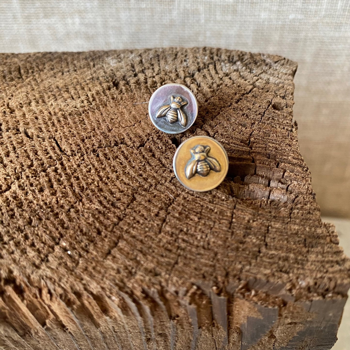 Bee Post Earrings