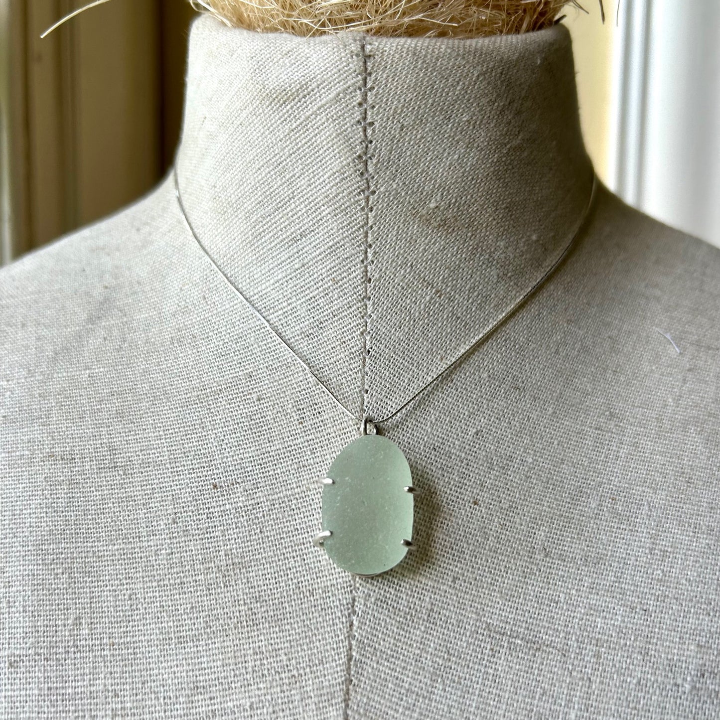 Seaglass Gem Adjustable Length Necklace