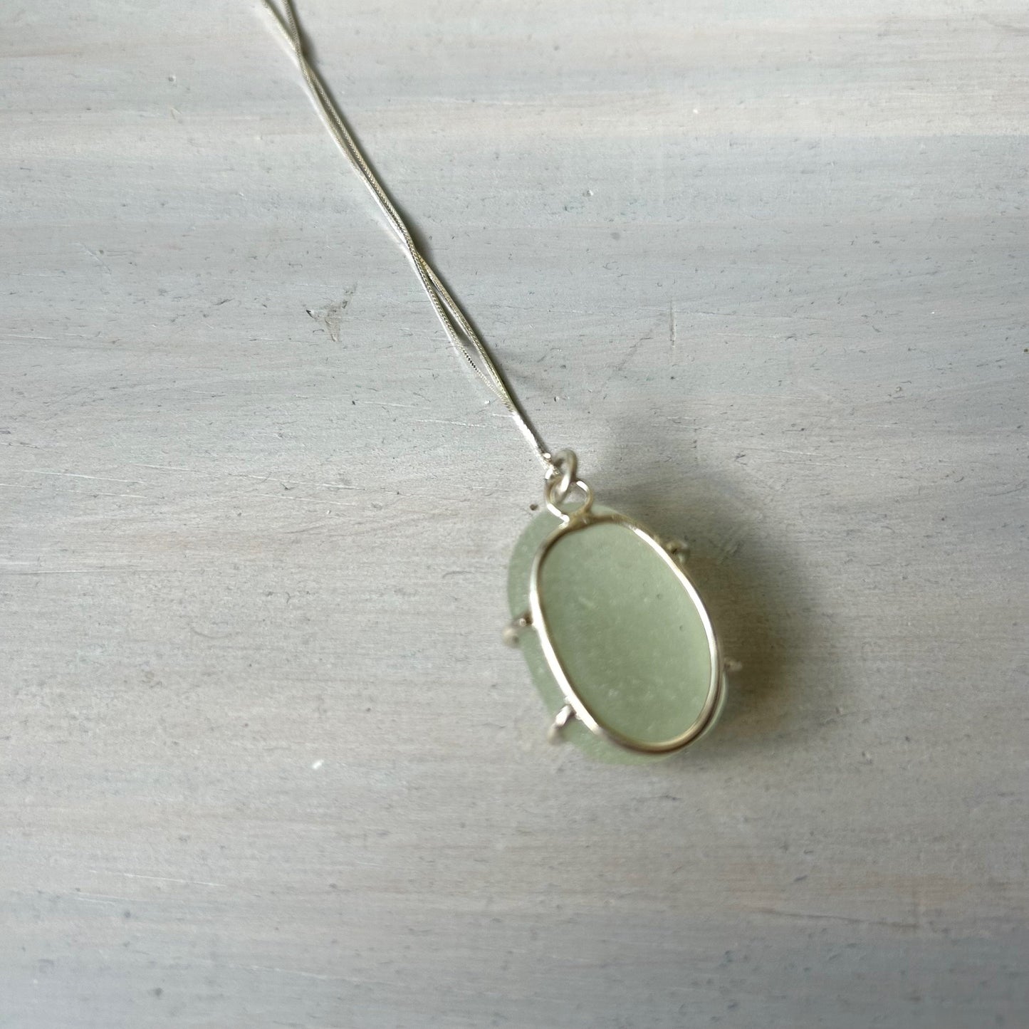 Seaglass Gem Adjustable Length Necklace