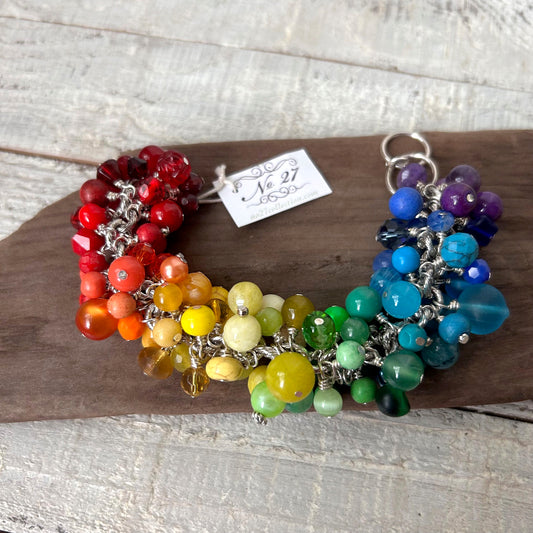 Rainbow Beaded Bracelet