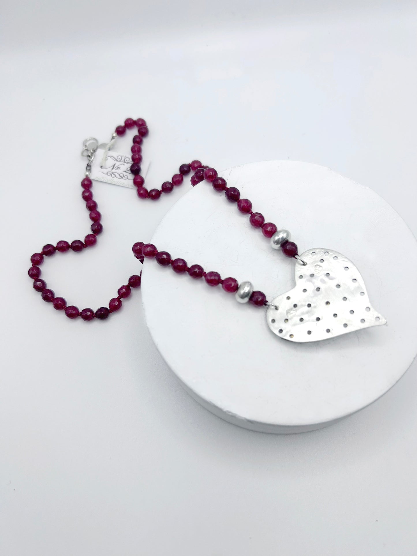 Sterling Heart Necklace "Amore"