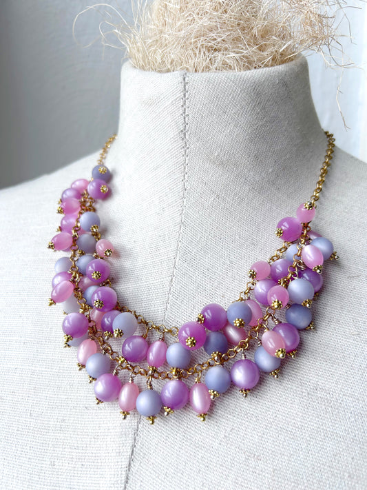 Lucite Bead Necklace
