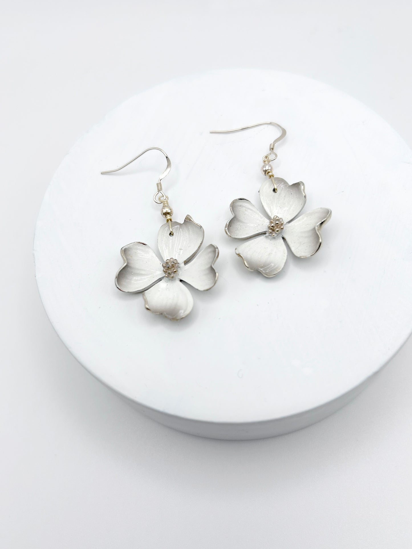 Vintage Dogwood Earrings