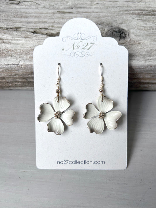Vintage Dogwood Earrings