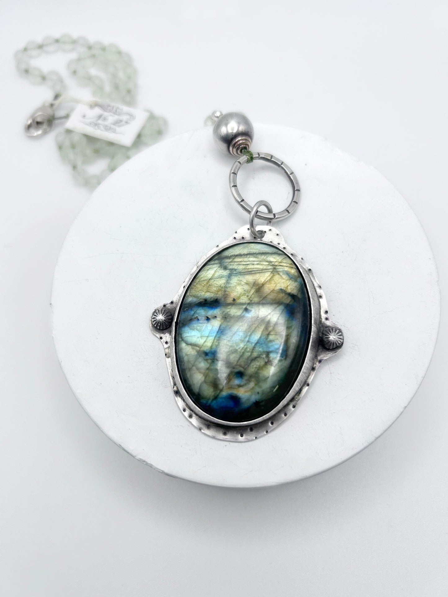 Labradorite + Quartz Necklace