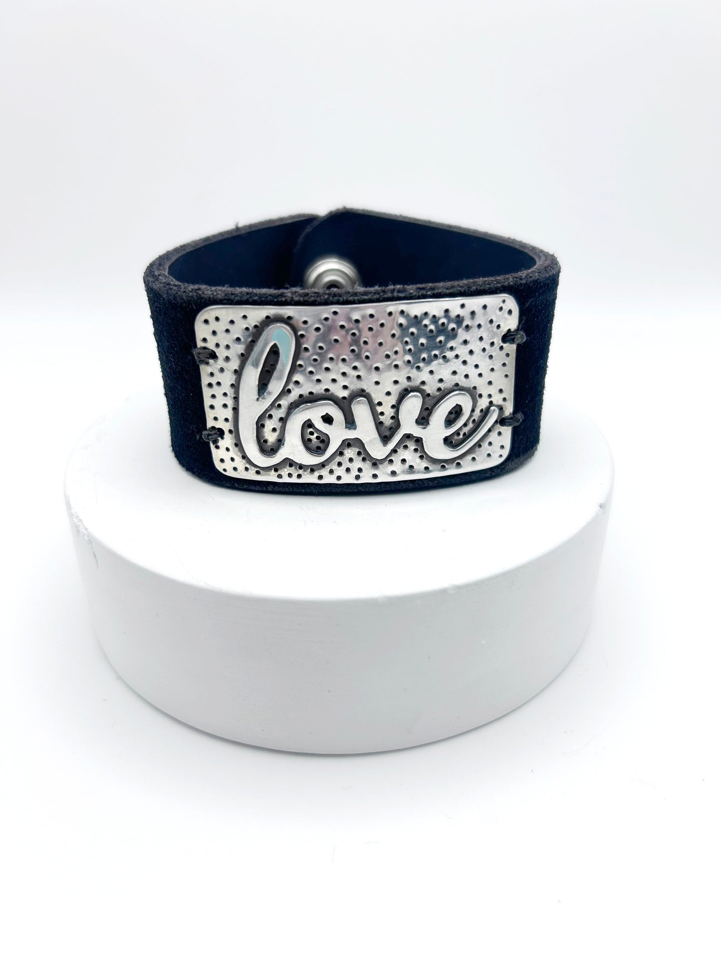 Suede LOVE Cuff