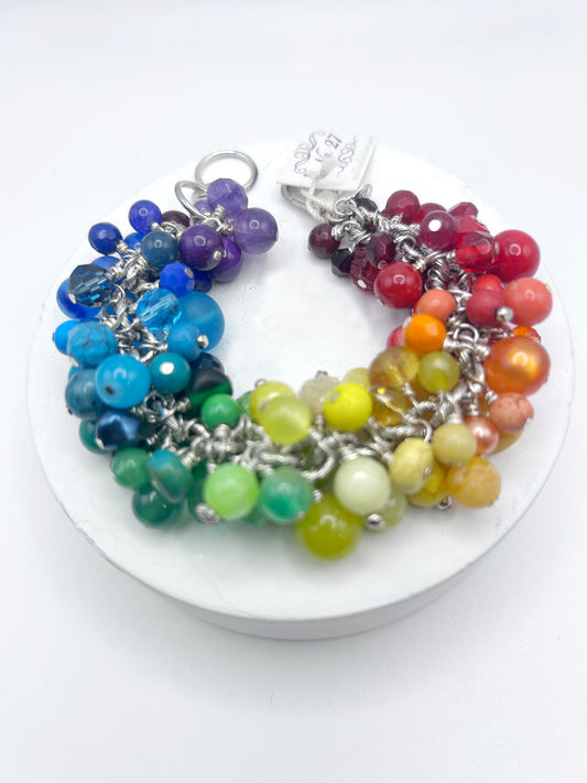 Rainbow Beaded Bracelet